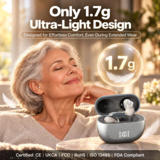WHISPER-955_UltraLight_Hearing Aid -1.7gm